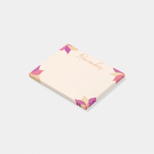 Happy Flower Post-it® Notes (Schuin)