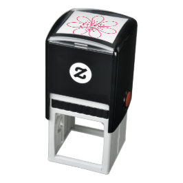 Happy Flower Self-Inking Stamp Zelfinktende Stempel
