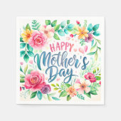 Happy flower simple Libreta con espiral Servet (Voorkant)