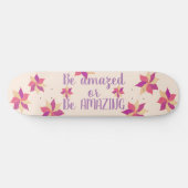 Happy flower Skateboard (Horizontaal)