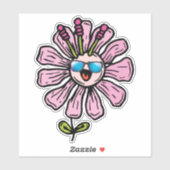 Happy Flower Sticker (Vel)