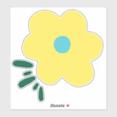 Happy Flower Sticker (Vel)