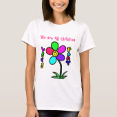 HAPPY FLOWER T-SHIRT (Voorkant)