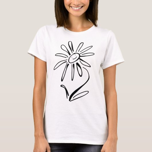 HAPPY FLOWER Women's T-Shirt (Voorkant)