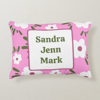 Happy Flowers Accent Kussen