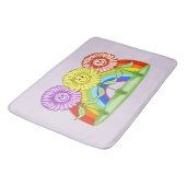 Happy Flowers Bath Mat (Gekanteld)