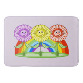 Happy Flowers Bath Mat