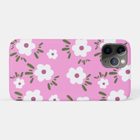 Happy Flowers Case-Mate iPhone Case (Achterkant (horizontaal))