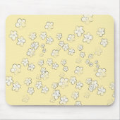 Happy Flowers - Geel - Cute Muismat (Voorkant)