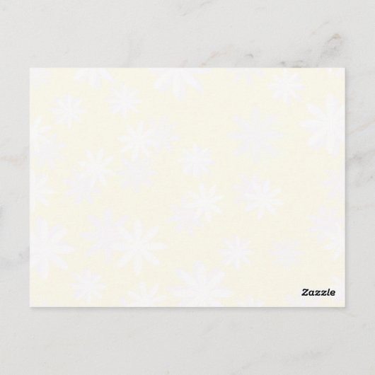 Happy Flowers Happy Birthday Briefkaarten (Achterkant)