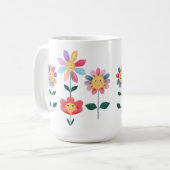 Happy Flowers Koffiemok (Voorkant links)
