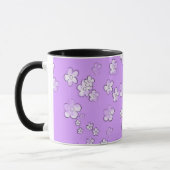 Happy Flowers - Lavender - Cute Coffee Mok (Links)