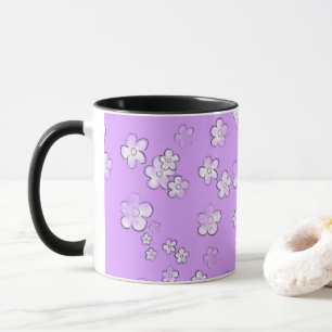 Happy Flowers - Lavender - Cute Coffee Mok