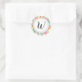 Happy Flowers Monogram Stickers (Tas)