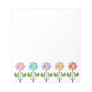 Happy Flowers Multi Colors Notitieblok