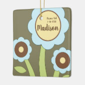 Happy Flowers Ornament Square (Links)
