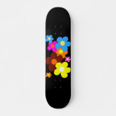 Happy Flowers Persoonlijk Skateboard (Voorkant)
