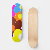 Happy Flowers Persoonlijk Skateboard (Voorkant)