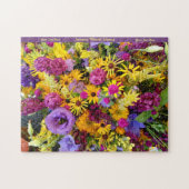 Happy Flowers Puzzel Personaliseren (Horizontaal)