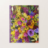 Happy Flowers Puzzel Personaliseren (Verticaal)