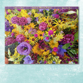 Happy Flowers Puzzel Personaliseren