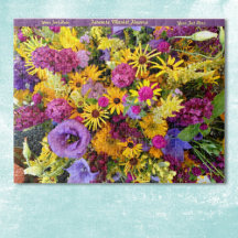 Happy Flowers Puzzel Personaliseren
