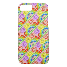 Happy Flowers & Rainbows Cell Phone Case
