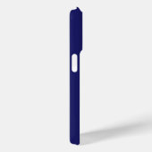 Happy Flowers - Roze op Donkerblauw Case-Mate iPhone Case (Achterkant / Rechts)