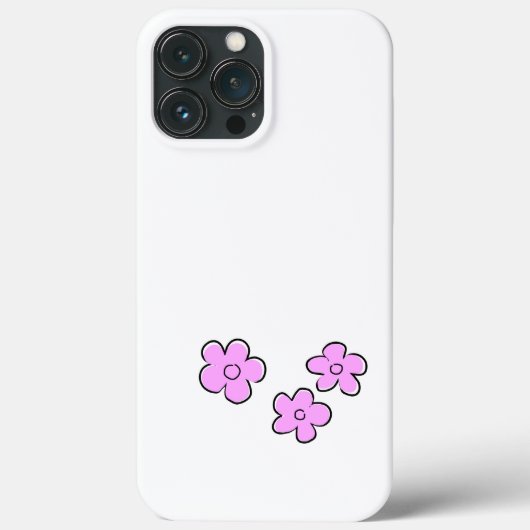 Happy Flowers - Roze - pas het aan - Case-Mate iPhone Case (Achterkant)