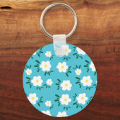 Happy Flowers Sleutelhanger (Achterkant)