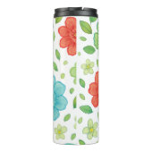 Happy Flowers & Smiling Creatures Digital Print -  Thermosbeker (Achterkant)