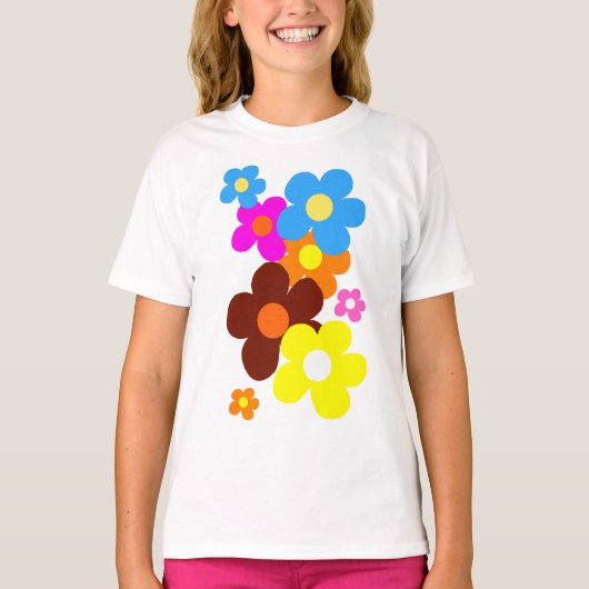 Happy Flowers T-shirt (Voorkant)