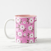 Happy Flowers Tweekleurige Koffiemok (Links)