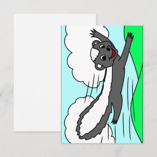 Happy Flying Skunk (Voorkant / Achterkant)