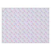 Happy Flying Witch Bright Pastel Rainbow Pattern Tafelkleed (Voorkant (Horizontaal))