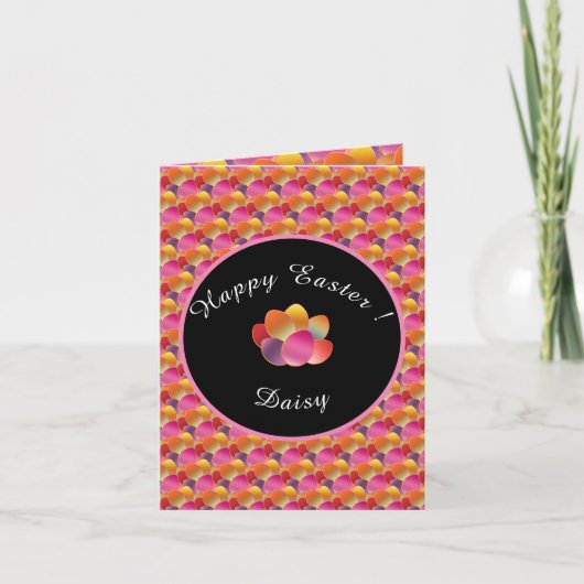 Happy Folie Gradient Spring Colors Pattern Kaart (Voorkant)