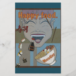 Happy Food Briefpapier