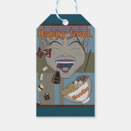 Happy Food Cadeaulabel