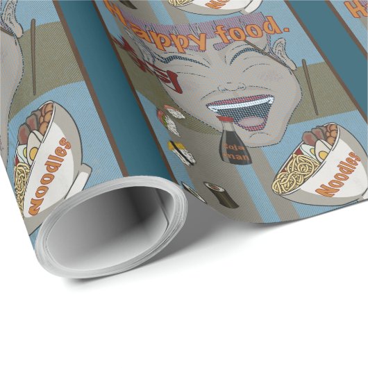 Happy Food Cadeaupapier (Rol Hoek)