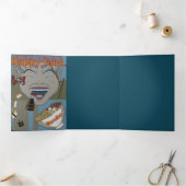 Happy Food Drieluik Uitnodiging (Binnen)