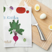 Happy Food gepersonaliseerd Theedoek (Quarter Fold)