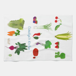 Happy Food gepersonaliseerd Theedoek