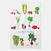 Happy Food gepersonaliseerd Theedoek (Verticaal)