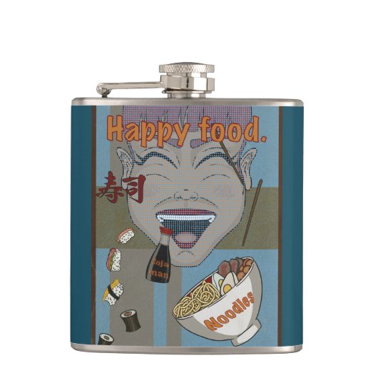 Happy Food Heupfles (Voorkant)