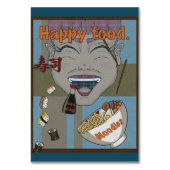 Happy Food Kaart (Achterkant)