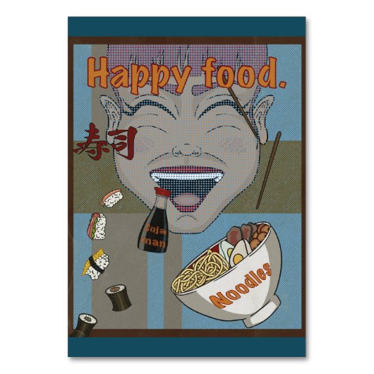 Happy Food Kaart (Voorkant)
