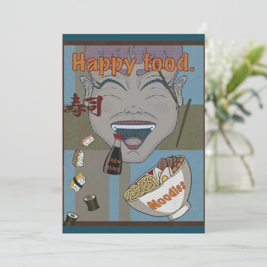 Happy Food Menu (Staand voorkant)