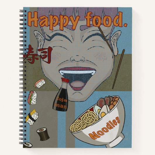 Happy Food Notitieboek (Voorkant)