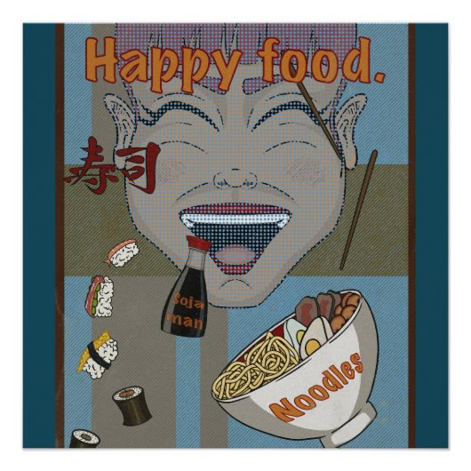 Happy Food Perfect Poster (Voorkant)