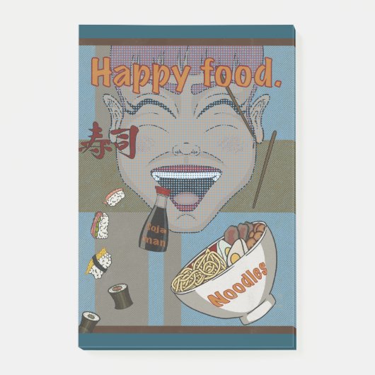 Happy Food Post-it® Notes (Voorkant)